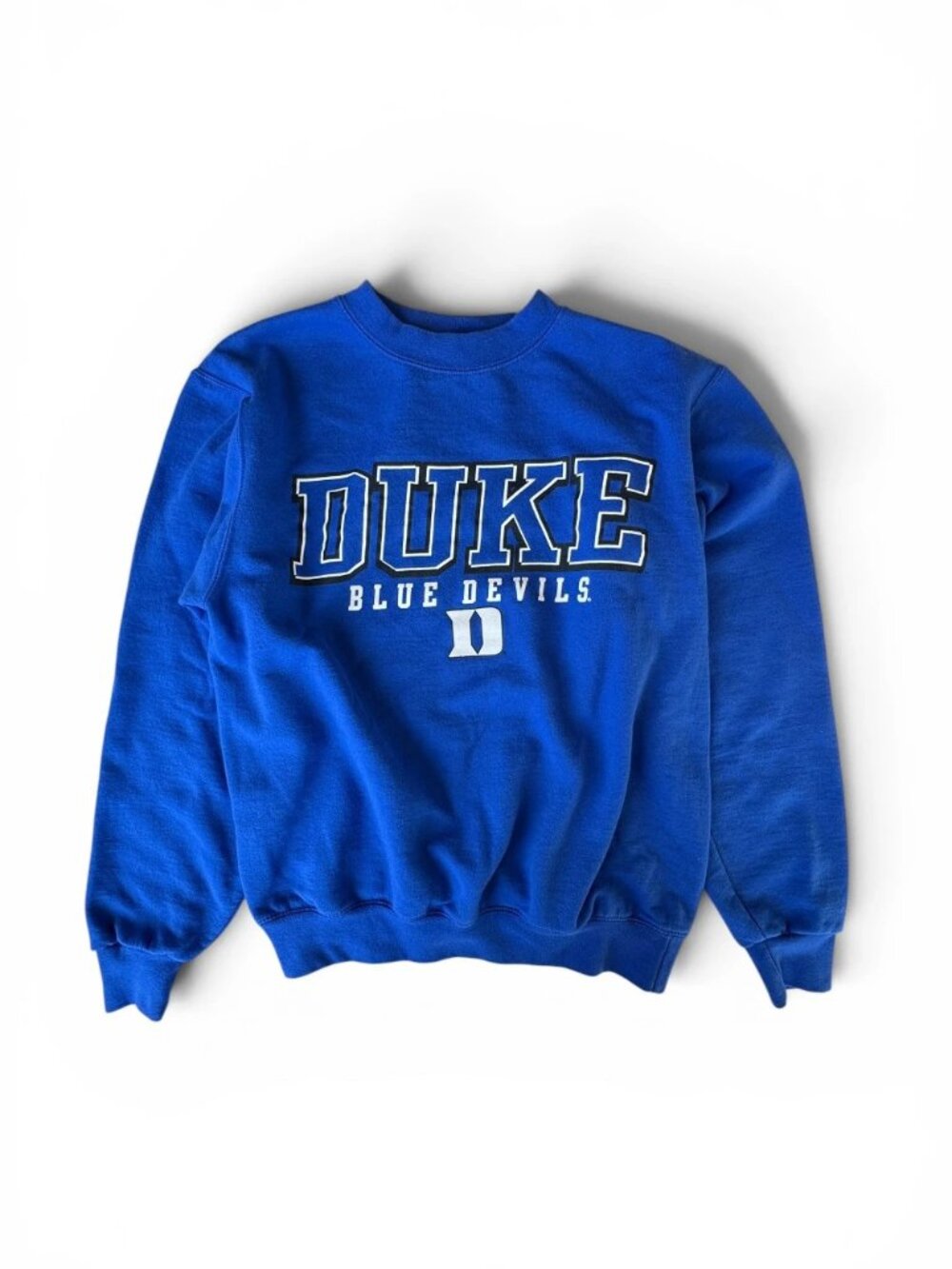 Champion Duke Blue Devils Crewneck Sweatshirt Royal Blue Size S